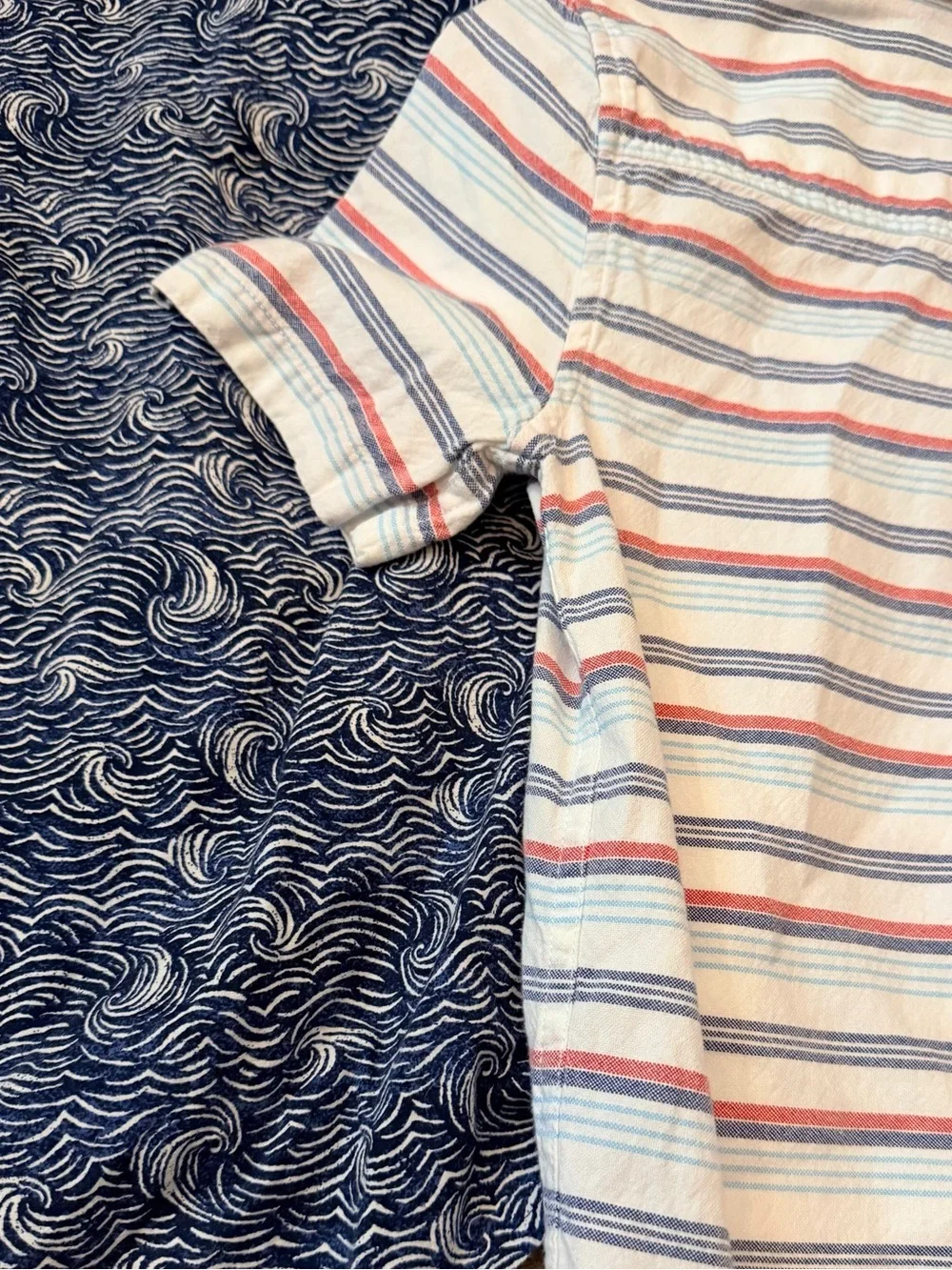 2 Boys Button-Up Shirts Size 10/12 (L) | Old Navy & Children’s Place